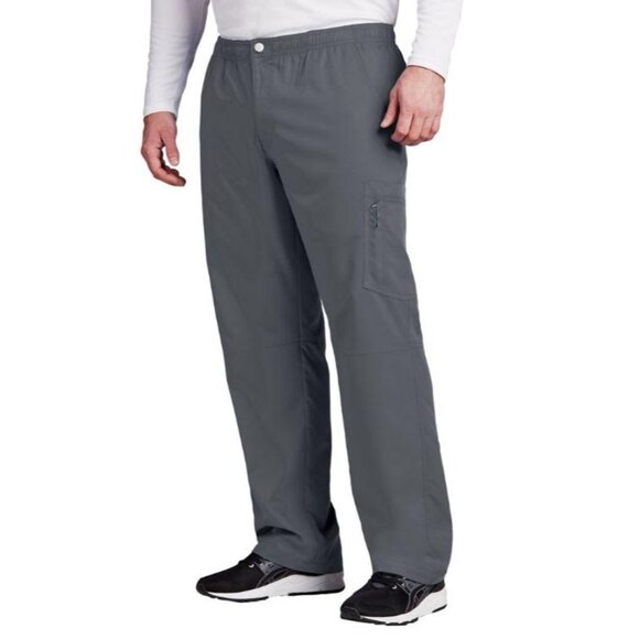 Grey's Anatomy™ by Barco 0215 Men's Active 7-Pocket Cargo Scrub Pant Granite - Picture 1 of 2